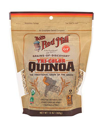 Bobs Red Mill Organic Tri-Color Quinoa Grain 13 Oz