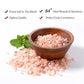 WBM LLC Natural Himalayan Pink Salt With Ceramic Salt Inhaler  1.7 Lb