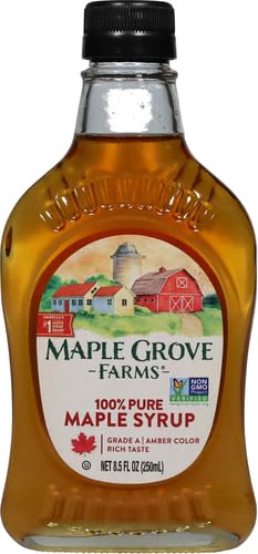 Maple Grove Farms Pure Maple Syrup, 8.5 Fl Oz, Pack of 1, Model 57122300