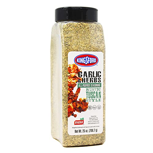Kingsford Badia Garlic & Herbs All-Purpose Seasoning, 25 oz (Pack of 2)