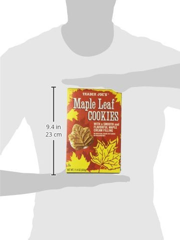 Trader Joe's Maple Leaf Cookies, 11.4oz - Deliciously Sweet Snack, Perfect for Sharing or Enjoying Anytime