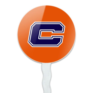 Carroll University Secondary Logo Cupcake Picks Toppers Decoration Set Of 6