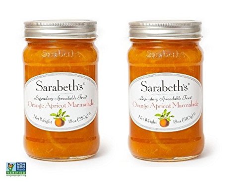 Sarabeths Orange-Apricot Marmalade - 18 oz (Pack of 2) - 1.12 lb Total