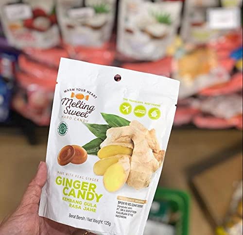 Melting Sweet Premium Individually Wrapped Hard Candy (Ginger, 4.4Oz, Pack Of 1)