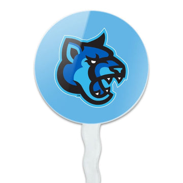 California State University San Marcos Secondary Logo Cupcake Picks Toppers Decoration Set Of 6