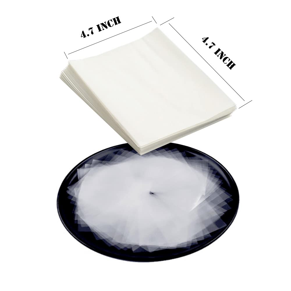 Edible Glutinous Rice Paper 500 Sheets (4.7X4.7) Inches, Candy Chocolate Wrapper.