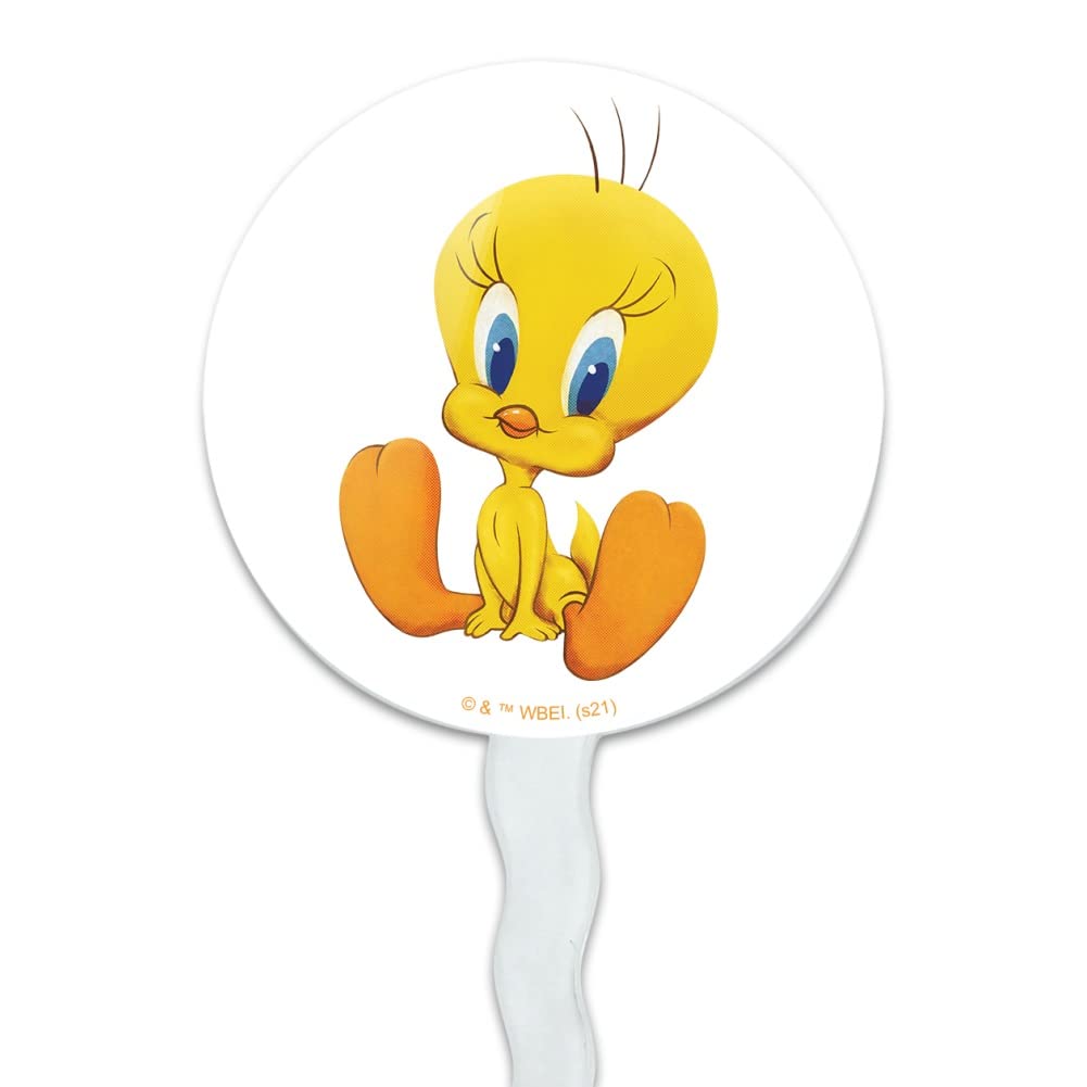 GRAPHICS & MORE Looney Tunes Tweety Cupcake Picks Set of 6, Multi, Acrylic, One Size