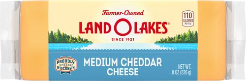 Land O Lakes Medium Cheddar Cheese Chunk, 8 oz block