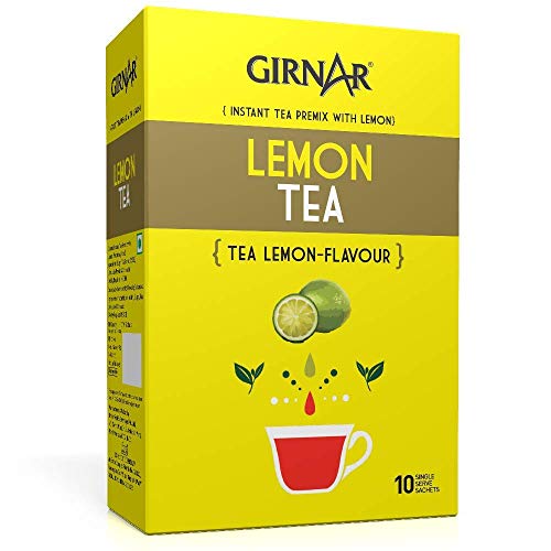 Girnar Instant Premix Lemon Black Tea Granules(10 Sachets), 10 Grams