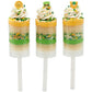 NCS Mini Edible Toppers Set - 24 Count, Sugar, Green/Gold/White, Perfect for Cupcakes, Cookies, Cakes, and Cake Pops