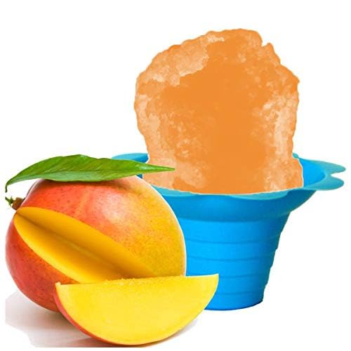 Hypothermias Mango Ready To Use Gallon (128 Fl. Oz) Hawaiian Snow Cone Flavors Syrup - Shaved Ice, 100% Pure Cane Sugar