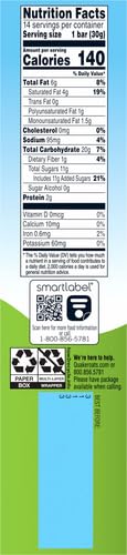 Quaker Chewy Dipps Granola Bars, Peanut Butter, 1.05 Oz Bars, 14 Ct