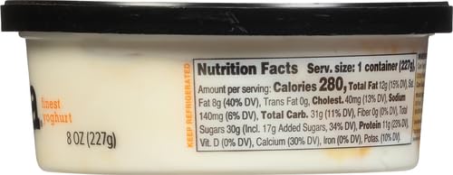 Noosa Yoghurt, Pumpkin, Whole Milk Yogurt, Grade-A Pasteurized, Gluten Free, Probiotic, 8 Ounce