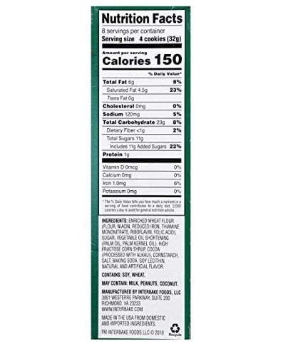 Oven Baked Fudge Mint Cookies, 9 Oz