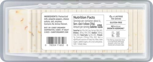 CABOT VERMONT Pepper Jack Cracker Cuts, 7 OZ