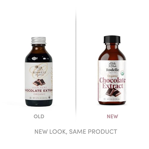 Rodelle Pure Chocolate Extract, 2 Fl Oz, Natural Flavoring, Chocolate