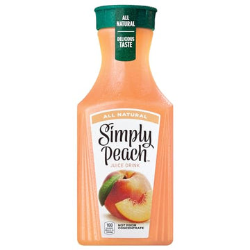 SMPLY JUICE PEACH (6x52.00)