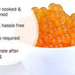 Brexonic Boba Pearls, Peach Popping Bursting Boba, Tapioca Pearls For Bubble Tea (Peach, 1 Lb 1 Pack)