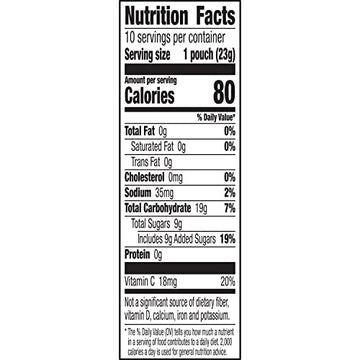 Scooby-Doo Fruit Flavored Snacks, Gluten Free, Kids Snacks, 10 Ct, 8 oz