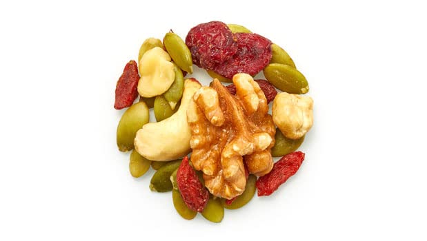 Yupik Trail Mix, Organic Goji Sport, 2.2 lb, An organic mix of pumpkin seeds, cashews, walnuts, cranberries, goji berries, Pack
