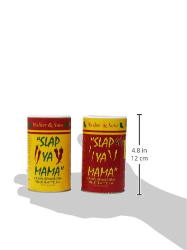 Slap Ya Mama Cajun Seasoning from Louisiana, Spice Variety Pack, 8 Ounce Cans, 1 Original Cajun and 1 Hot Cajun Blend