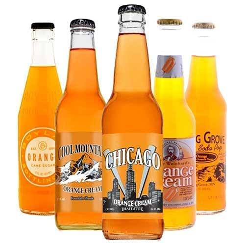 Ultimate Orange Soda Sampler - Mix Variety Case - Gourmet Sodas from All Around the Country - Choose Your Flavor - 12oz (Orange 