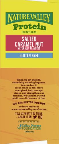 Nature Valley Protein Granola Bars, Salted Caramel Nut, Snack Bars, 15 ct