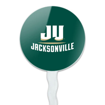 Jacksonville University Primary Logo Cupcake Picks Toppers Decoration Set Of 6