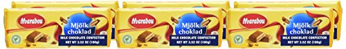 Marabou Milk Chocolate Bars 6-Pack, 3.52 Ounce (Pack of 6)