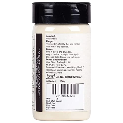 Urban Platter Dehydrated White Onion Powder, 100G - White Onion Powder