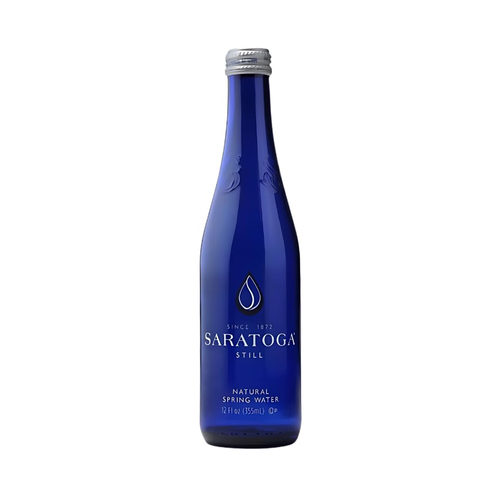 Generic Saratoga Natural Spring Water - 12 oz (12 Glass Bottles)