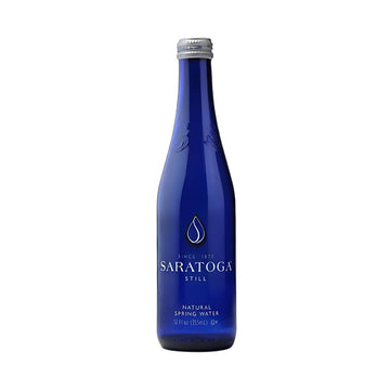 Generic Saratoga Natural Spring Water - 12 oz (12 Glass Bottles)