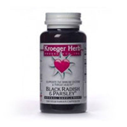 Kroeger Herb Black Radish & Parsley Capsules, 100 Count