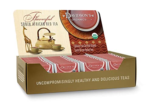 Davidsons Organics, Rooibos Spiced Chai, 100-Count Individually Wrapped Tea Bags