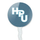Hawaii Pacific University Secondary Logo Cupcake Picks Toppers Decoration Set Of 6