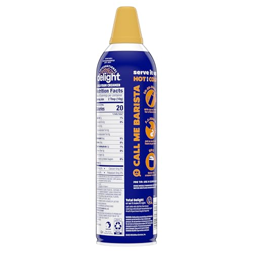 International Delight Cold Foam Coffee Creamer, Caramel Macchiato Cold Foam Flavored Creamer, 14 OZ Can