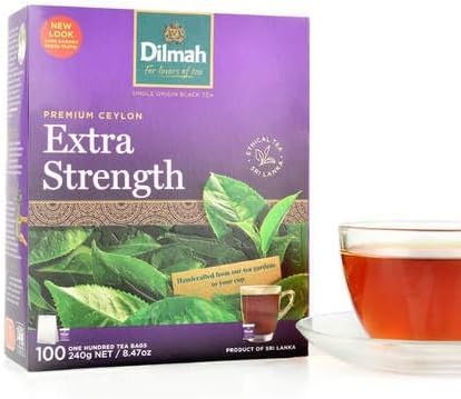 Dilmah Extra Strength Ceylon Tea 100 Tea Bags - 240G(8.47Oz)