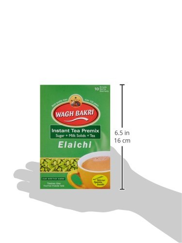 Wagh Bakri Elaichi Instant Chai Tea Premix Powder, 140 Gm