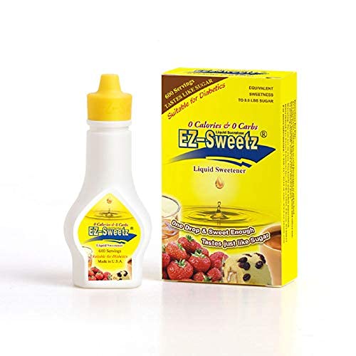 EZ-Sweetz Liquid Sweetener - 0.75 oz, 600 Servings per Bottle, Pack of 1