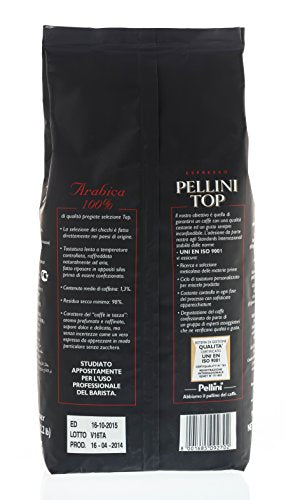 Pellini Caffe Espresso Top 100% Arabica Whole Bean Coffee, 2.2 lbs, Model 1137