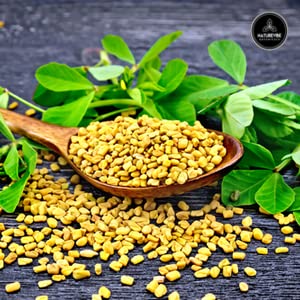 Naturevibe Botanicals Fenugreek Seeds Whole, 5Lbs | Methi Seeds | Gluten Free & Non-Gmo | Hair And Skin Health (80 Ounces)