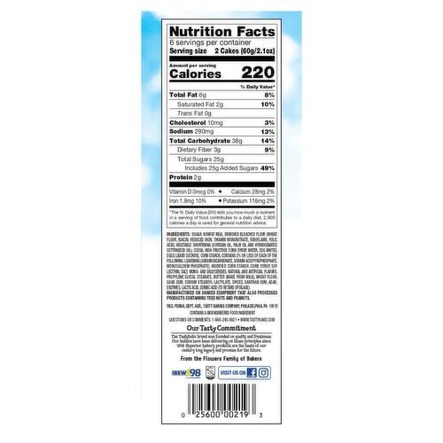 Tastykake Chocolate Cupcakes Snack Cakes with Chocolate Frosting - (Pack of 2)