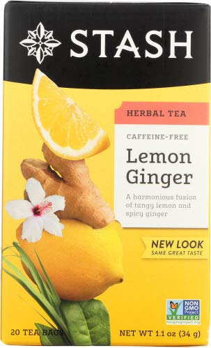Stash Tea Lemon Flavor Blendger Tea (1 Pack  20 Tea Bags)