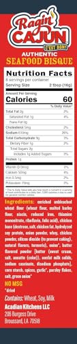 Ragin Cajun Authentic Seafood Bisque Mix, 5 Ounce (Pack of 6)