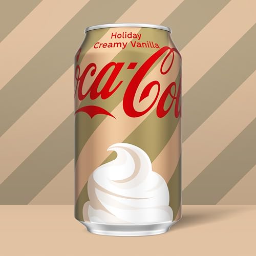 Coca-Cola Holiday Creamy Vanilla Fridge Pack Cans  12 fl oz  12 Pack