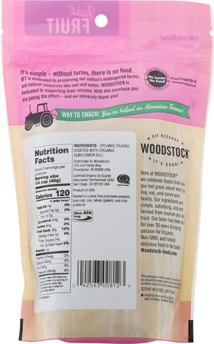 Woodstock Organic Thompson Raisins, 13 Oz