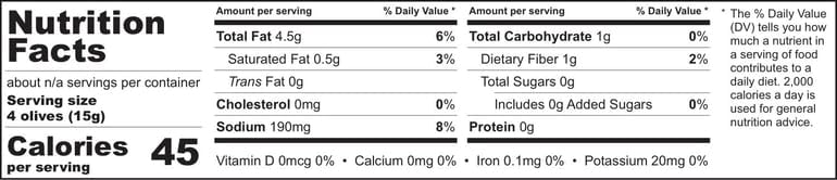 Divina Pitted Kalamata Olives, 10.2 Oz (2-Pack)