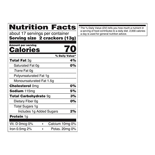Dare Vinta Original Crackers, Zero Trans Fat, 7.9 Ounces (Pack Of 12)