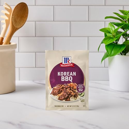 McCormick Seasoning Mix  Korean BBQ  For Sweet & Savory Korean BBQ Steak in Just 25 Minutes  1.12 oz (Pack of 12)