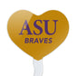 GRAPHICS & MORE Cupcake Picks Set of 6 Acrylic Alcorn State University Heart Decoration OneSize